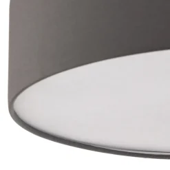 Rondo taklampe, grå, Ø 50 cm