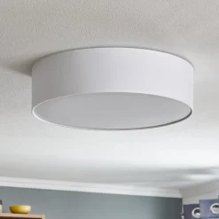 Rondo taklampe, hvit, Ø 50 cm