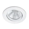 Rund LED-downlight Pamir i matt hvit