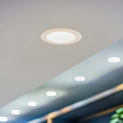 Rund LED-innfellingslampe Arian, 9,2 cm