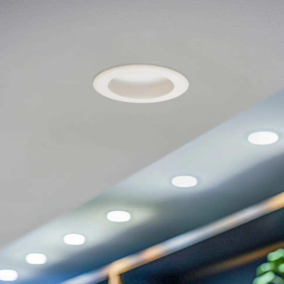 Rund LED-innfellingslampe Arian, 9,2 cm