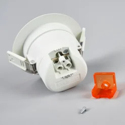 Rund LED-innfellingslampe Arian, 9,2 cm