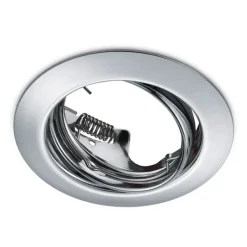 Rundt downlight Jura i krom
