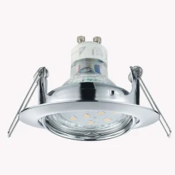 Rundt downlight Jura i krom