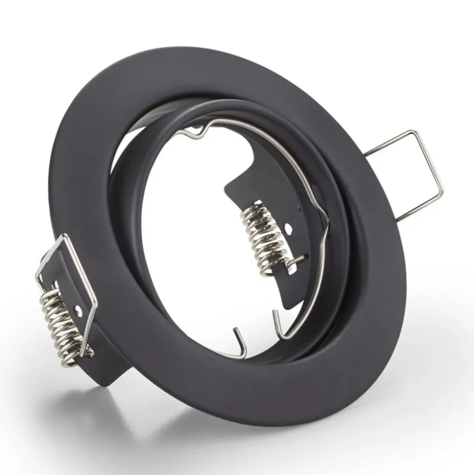 Rundt downlight Jura i svart