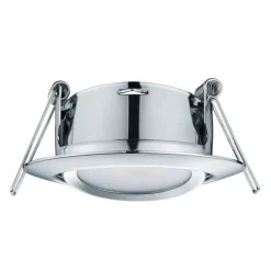 Rundt LED-downlight Rila, krom
