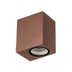 Rustbrun Tavi utendørs LED-vegglampe, 9,5 cm