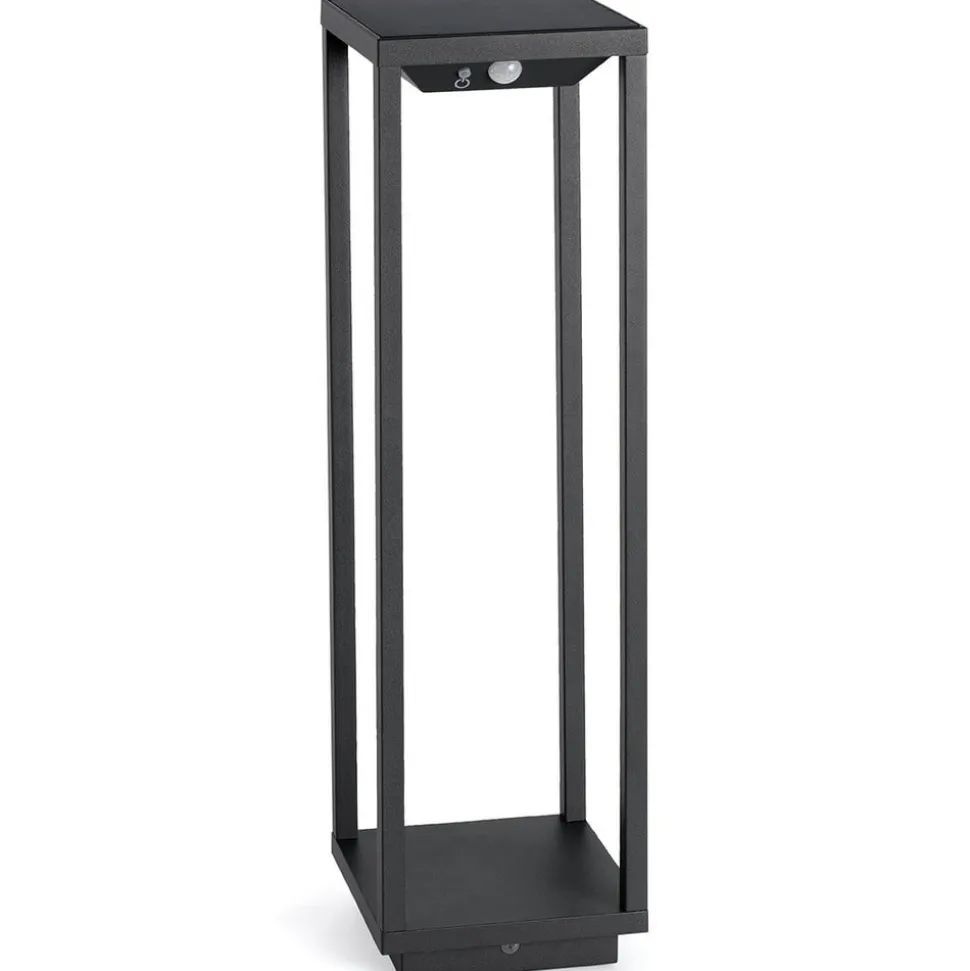 Saura solcelledrevet LED-sokkelbelysning med bevegelsesdetektor