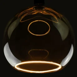 SEGULA floating globe G300 E27 8W grå glass åpen