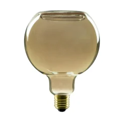 SEGULA floating globe G125 E27 6W grå glass åpen