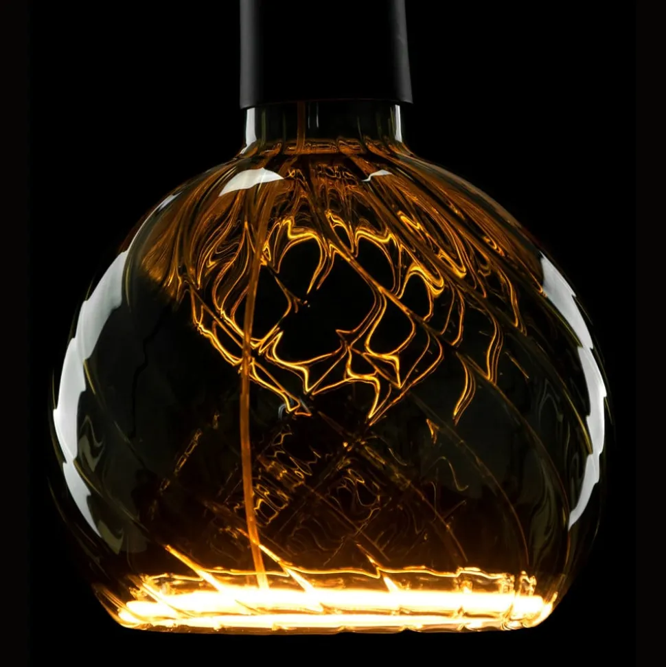 SEGULA floating globe twisted G150 E27 6W grå