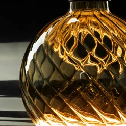 SEGULA floating globe twisted G150 E27 6W grå