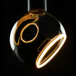 SEGULA flytende LED-globe G150 E27 6W røyk 45°