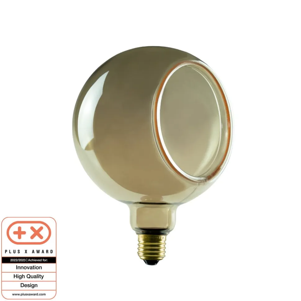 SEGULA flytende LED-globe G150 E27 6W røyk 90°