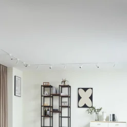 Skinne system 48V Lumaro, spot, 9 lyskilder, hvit, Ø4cm, 13 cm