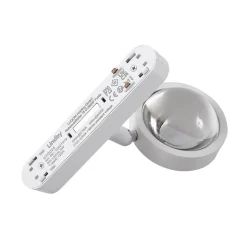 Skinnesystem 48 V Lumaro, spot, 5 lyskilder, hvit, Ø7cm, dimbar