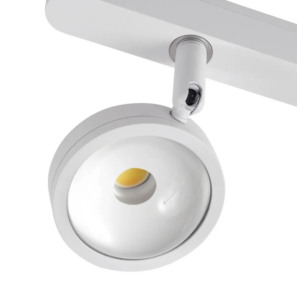 Skinnesystem 48 V Lumaro, spot, 5 lyskilder, hvit, Ø7cm, dimbar