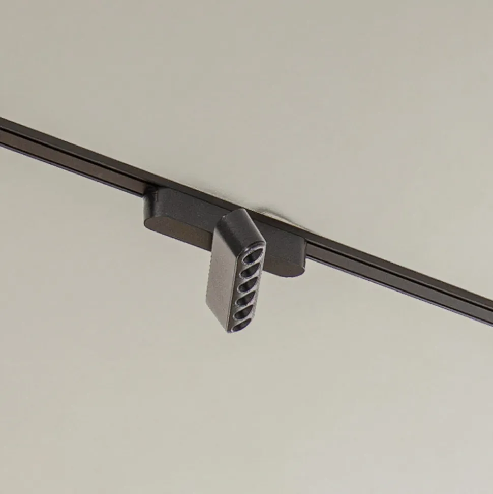 Skinnesystem Lumaro, lyskilder, 7 lyskilder, svart, 48 V, dimbar