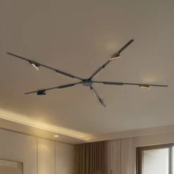 Skinnesystem 48V Lumaro, 10 LED-lister, svart, CCT