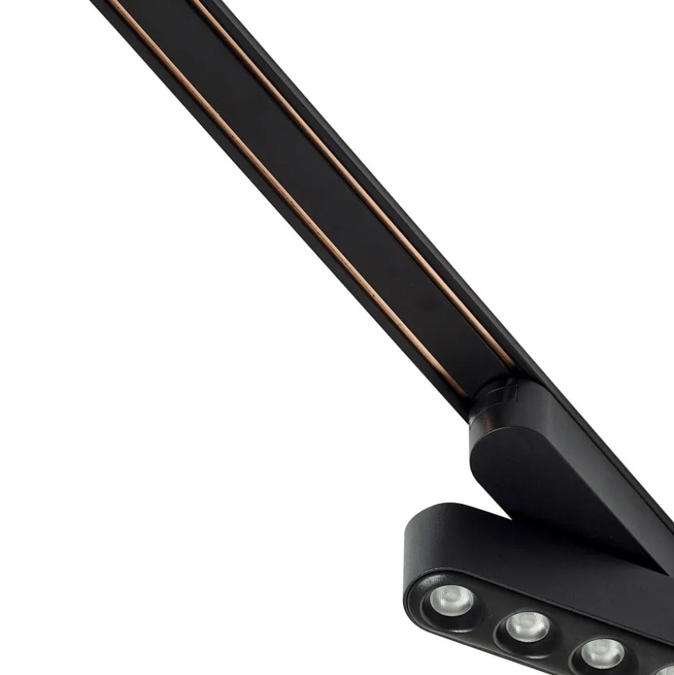 Skinnesystem 48V Lumaro, 3 LED-lister, svart, CCT