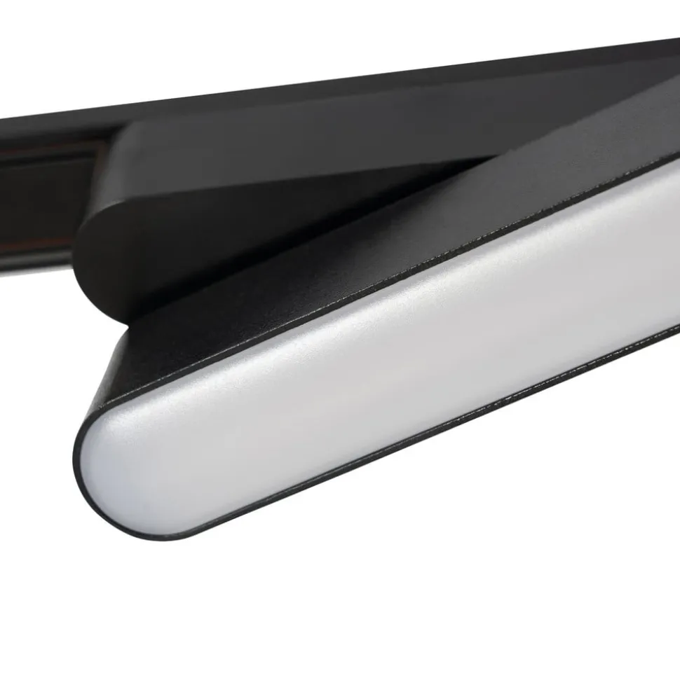 Skinnesystem 48V Lumaro, lyslist, 10 lyskilder, svart