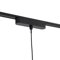 Skinnesystem 48V Lumaro, pendel, sylinder, 5 lyskilder, svart