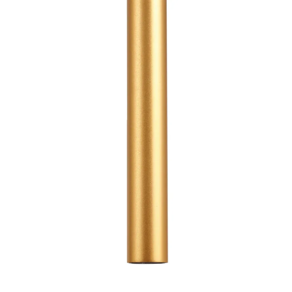 Skinnesystem 48V Lumaro, pendel, rørpære, 3 lyskilder, gull, CCT