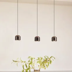 Skinnesystem 48V Lumaro, pendel, sylinder, 3 lyskilder, svart