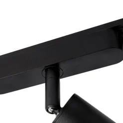 Skinnesystem 48V Lumaro, spots, 11 lyskilder, svart, Ø4cm, dimbar