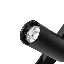 Skinnesystem 48V Lumaro, spots, 11 lyskilder, svart, Ø4cm, dimbar