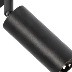 Skinnesystem 48V Lumaro, spot, 10 lyskilder, svart, Ø 4cm