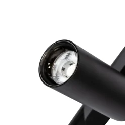 Skinnesystem 48V Lumaro, spot, 10 lyskilder, svart, Ø 4cm