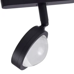 Skinnesystem 48V Lumaro, spot, 5 lyskilder, svart, Ø 7,3 cm