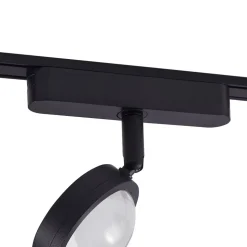 Skinnesystem 48V Lumaro, spot, 5 lyskilder, svart, Ø 7,3 cm