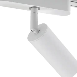 Skinnesystem 48V Lumaro, spots, 9 lyskilder, hvit, Ø4cm, 25cm, dimbar