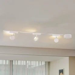 Skinnesystem 48V Lumaro, spotlights, 3 lyskilder, hvit, Ø 7,3 cm