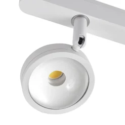 Skinnesystem 48V Lumaro, spotlights, 3 lyskilder, hvit, Ø 7,3 cm