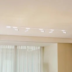 Skinnesystem 48V Lumaro, spot, 5 lyskilder, hvit, Ø 4cm, CCT