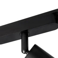 Skinnesystem 48V Lumaro, spots, 9 lyskilder, svart, 25,7 cm, dimbar