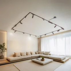 Skinnesystem 48V Lumaro Spots 16-flg. svart Ø4cm dimbar