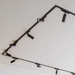 Skinnesystem 48V Lumaro Spots 16-flg. svart Ø4cm dimbar