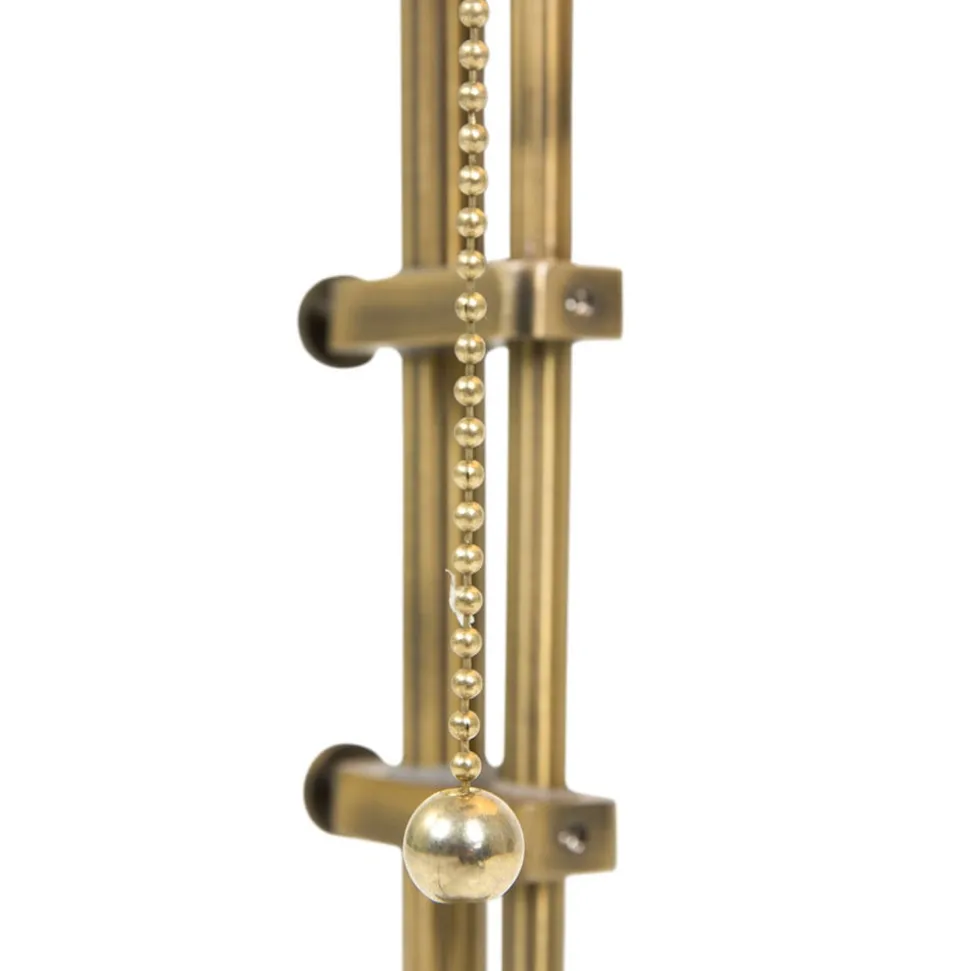 Skrivebordslampe Ancilla justerbar bronse/gul