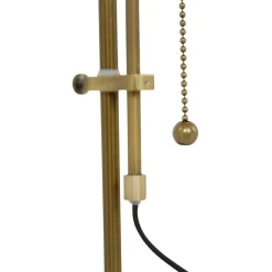 Skrivebordslampe Ancilla, justerbar bronse/grønn