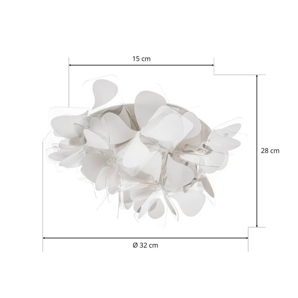 Slamp Clizia Mama Non Mama vegglampe hvit 32cm