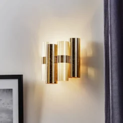 Slamp La Lollo vegglampe, gullfarget