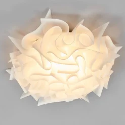 Slamp Veli – design-taklampe, Ø 53 cm, opal