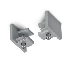 Sluttstykke for 2-faset skinne DUOline, titan