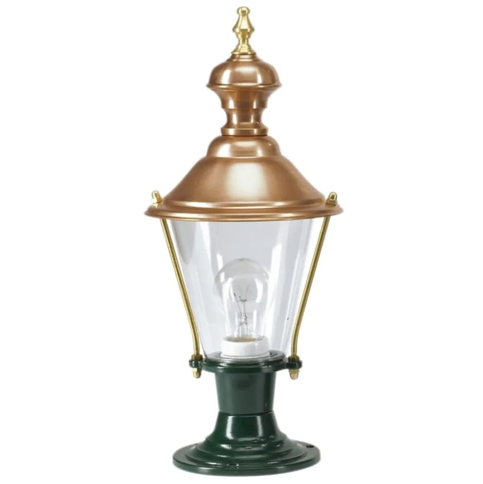 Sokkellampe C208, grønn