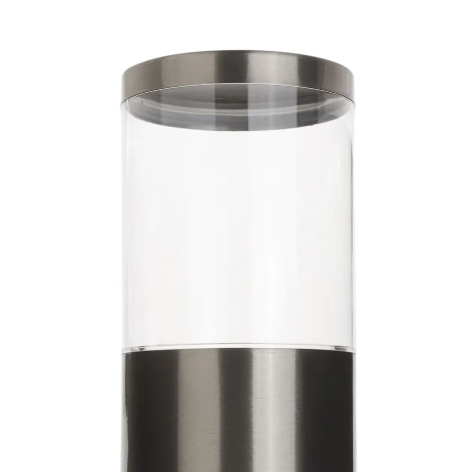 Sokkellampe Hanneli i stål, rund