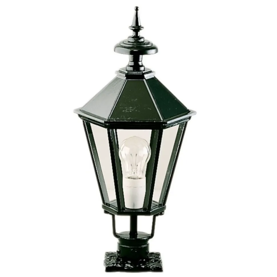 Sokkellampe K7c, grønn